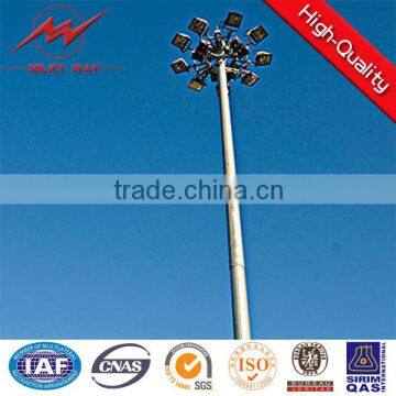 polygonal galvanization high mast pole factory