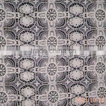 2016 New Lace Design 100% Cotton Full Lace Fabric For Garment photo-2