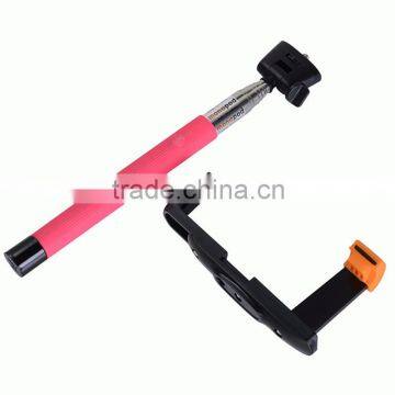 Hot sale wireless Bluetooth Extendable Selfie Stick Monopod with remote controll shutter