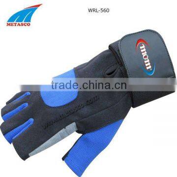 Half Finger Wrist Wrap Weight Lifting Gloves