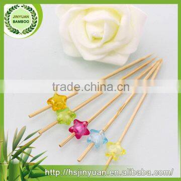 2016 Unique Style Best Quality Decorative Fruit Bamboo Food Picks photo-4