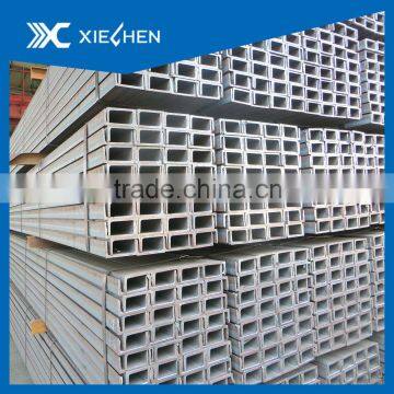 SS400 /Q235 Hot Rolled U Channel for Building structure