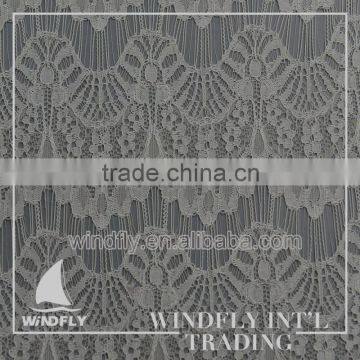 Hot Selling Direct Price Nylon Spandex Raschel Lace Fabric