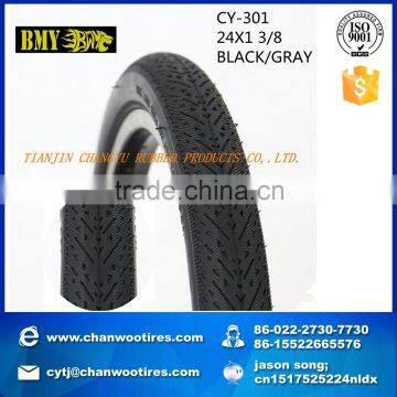 Grey pnumatic Tire 24 X1 3/8 Wheelchair tyre