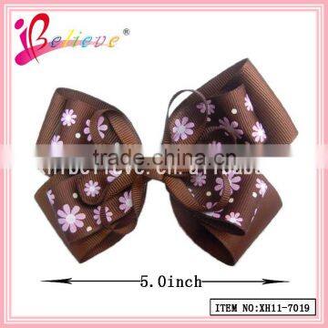 Hair bows accessories ribbon bow hair clip wholesale headwear