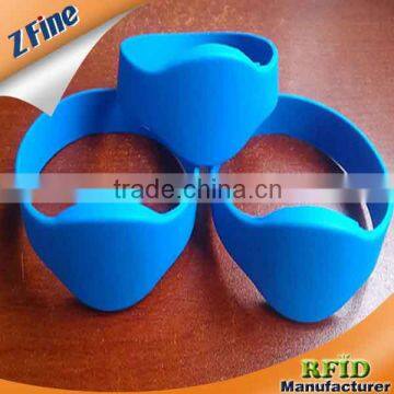 Em4102 RFID Silicon Bracelet, Nfc S50 S70 RFID Silicone Wristband, T5577 Wristband