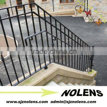 Simple Wrought Iron Railings For Interior Straight Stairs Wholesale