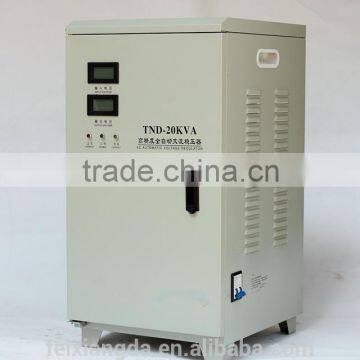High accuracy single phase voltage stabilizer SVC 20KVA