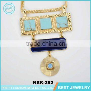 gold plated jewelry fashion necklace 2016 in necklace statement necklace