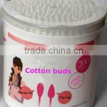 Top tip cotton buds special tip for cosmetic use cotton swab