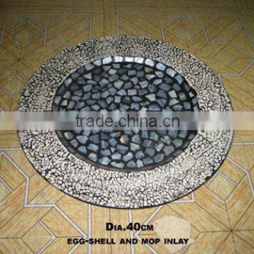 New design square lacquered tray with egg shell and mother of pearl inlayTK Vietnam