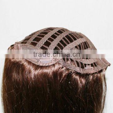 human hair silk and soft half wig clip in hair extensions