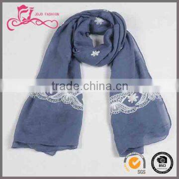 new model design cotton bulk wholesale custom digital printed chinese scarf for women