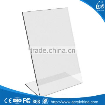 Free Sample 8.5 x 11 Acrylic Sign Holder ,A4 Acrylic Sign Holder Display,Single Sided Slant Back Acrylic Sign Holder                        
                                                Quality Choice