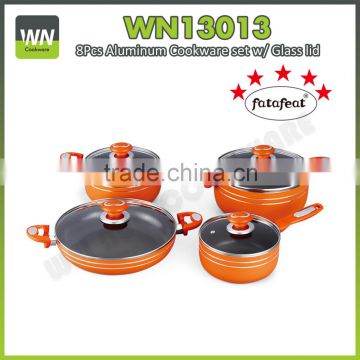 High quality and low price aluminium ceramic casserole casserole with decal