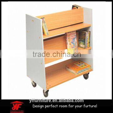 pictures of mobile small size storage rack kindergarten kids book shelf