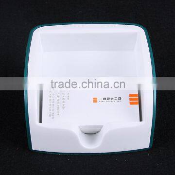Plastic desk organizer business card drop boxes memo holders