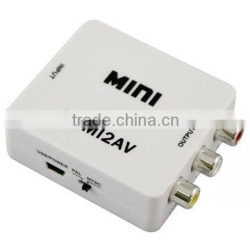 Mini HDMI2AV to AV Composite RCA CVBS Video Audio Converter
