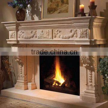 New design resin mantel fireplace