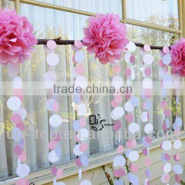 paper pom poms for weddings