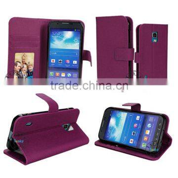 PHONE CASE FOR S5 SPORT,CUTE PURPLE FAUX LEATHER CASE FOR S5 SPORT