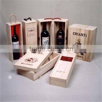 Customised Popular Wooden Wine Box Used for Two Bottles photo-6