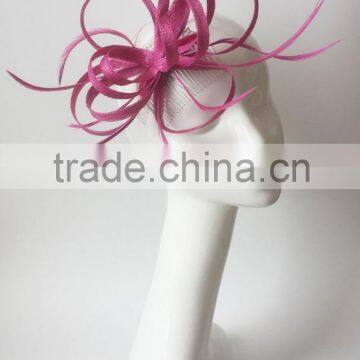 Kentucky Derby Race Wedding Party Event Small sinamay fascinator on comb available in any colors