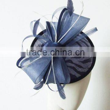 Gorgeous blue/white fascinator