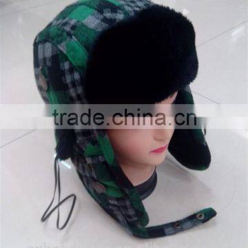 China manufacture wholesale fur hat/ russian style fur hat/ faux fur hat