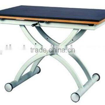 Mobile adjustable folding table