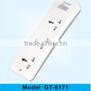 2015 newest universal surge protection electrical power strip socket with safety shutter