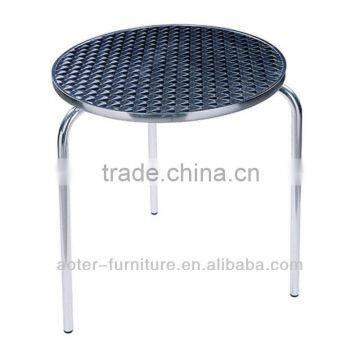 Outdoor stainless steel and aluminum round table                        
                                                Quality Choice