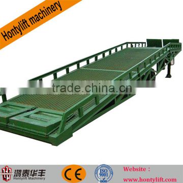 8 ton China supplier CE foldable mobile loading yard ramp/foldable container ramp