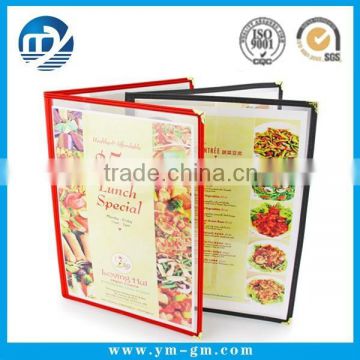 High quality hotel menu cover & clear plastic pvc menu cover                        
                                                Quality Choice