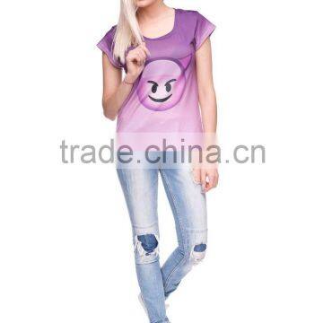 OEM New Arrived 3D Print Latest Custom T Shirt Designs for Girls China Suppliers photo-4