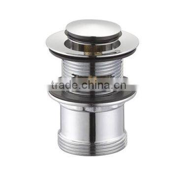 Brass Basin Waste, 1-1/2" Size with Overflow Hole, Chrome Finish
