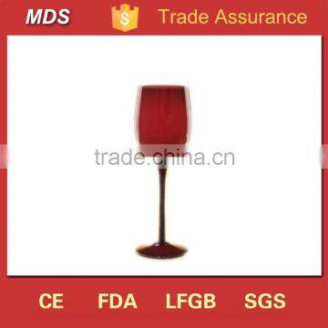 Wholesales Clear Wine Glass With Silver Rim photo-2