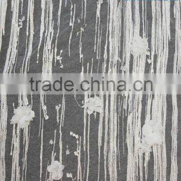 Embroiedered lace fabric CQ061AB