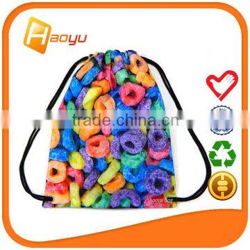 Rope bags drawstring bag dust bags with plastic handles