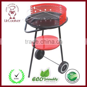 HZA-J24 Hot selling red charcoal bbq grill