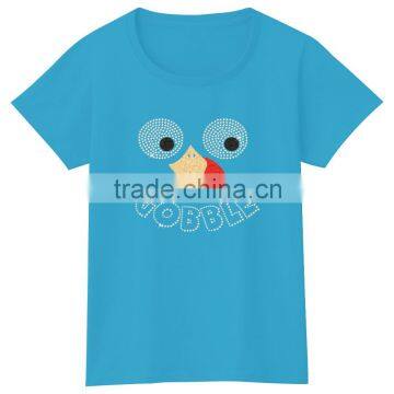 Funny Pattern Ironed With LEAD FREE Rhinestone Motif t Shirt for Women Girls photo-6