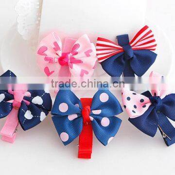 Fancy Fabric Hair Bow Tie Hair Clip Hair Accessory in Hair Pieces photo-3