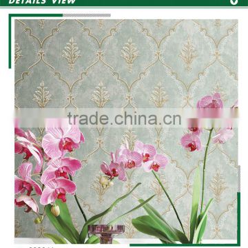 affordable foaming non woven wallpaper, classic floral wall decal for dining room , inspirational wall paper wholesale