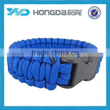 4mm diameter braided dacron paracord blue