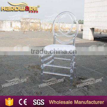 Resin Clear Chiavari Chair for Banquet and Wedding , Transparent Round Back Chair photo-4