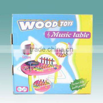 wooden music table