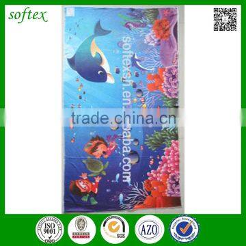 China Manufacturer Microfiber Sea World Custom Printed Beach Towels photo-2