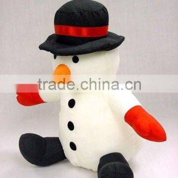 Custom plush soft toys snow man