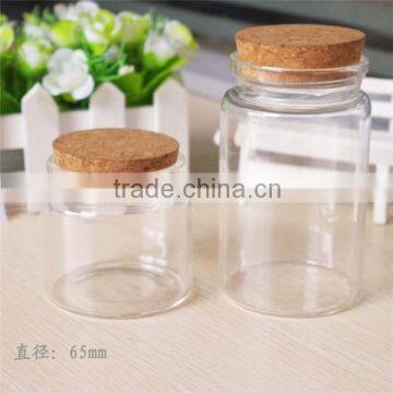 65mm Diameter Mini Glass Bottle With Cork photo-2