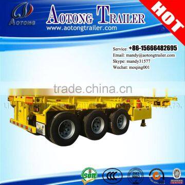 20Ft,40Ft,45Ft Skeleton Container Chassis Semi Trailer For Sale